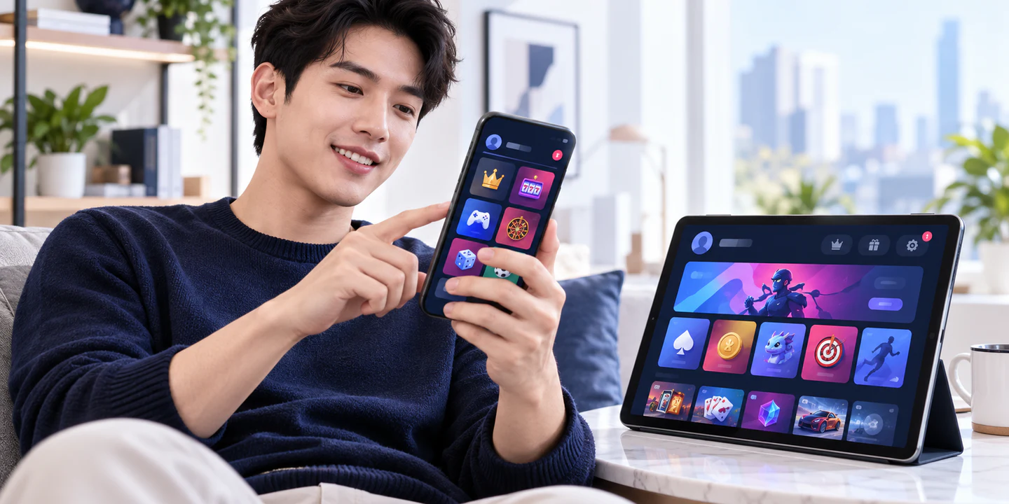 APP W188: game và tài khoản trên điện thoại khi xem lại tuần